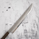 Nigara Aogami (藍色) Super Sakimaru Sujihiki 300mm Tsuchime Black Chacate