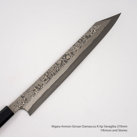 Nigara Anmon 銀山大馬士革 K 尖柳葉 270 毫米