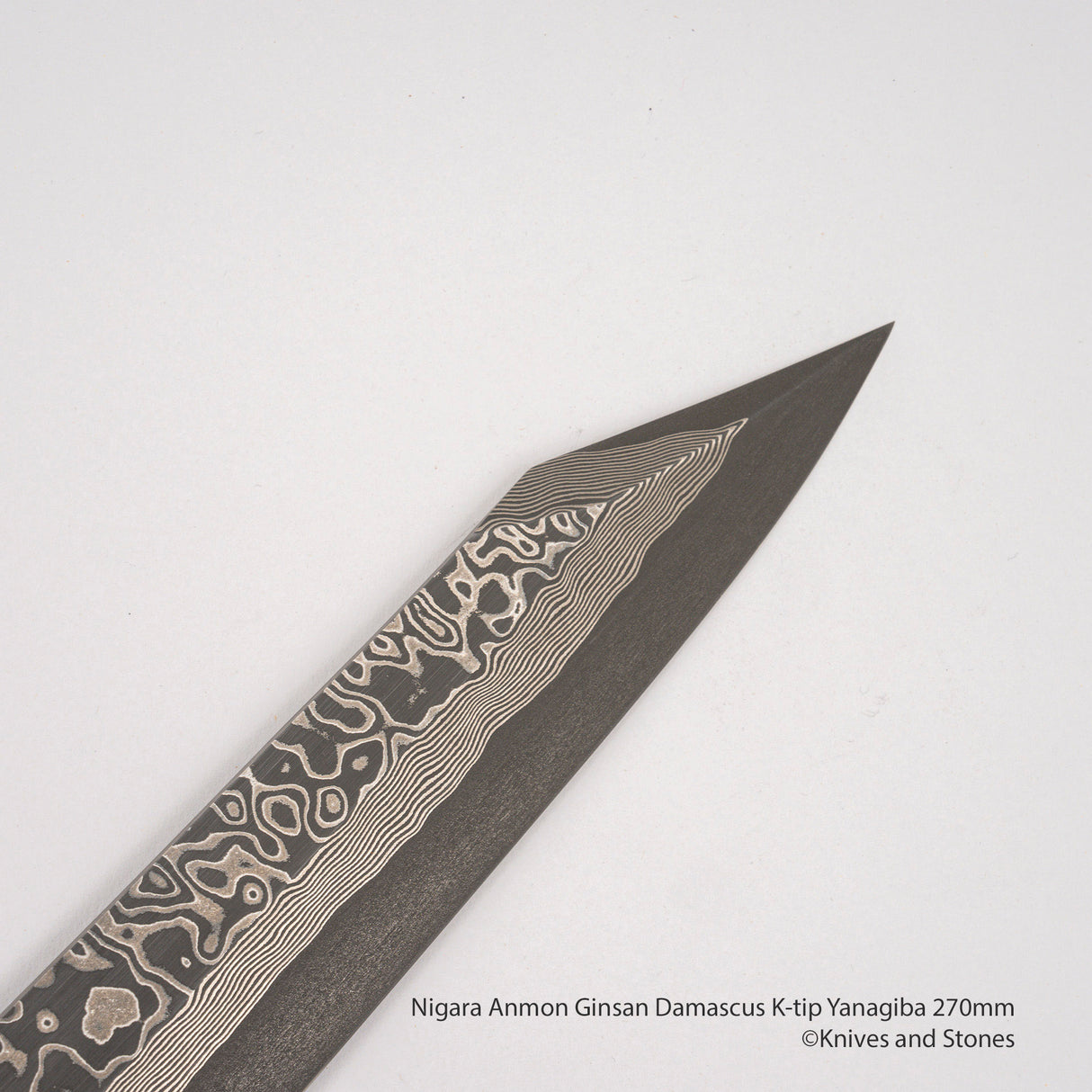 Nigara Anmon 銀山大馬士革 K 尖柳葉 270 毫米