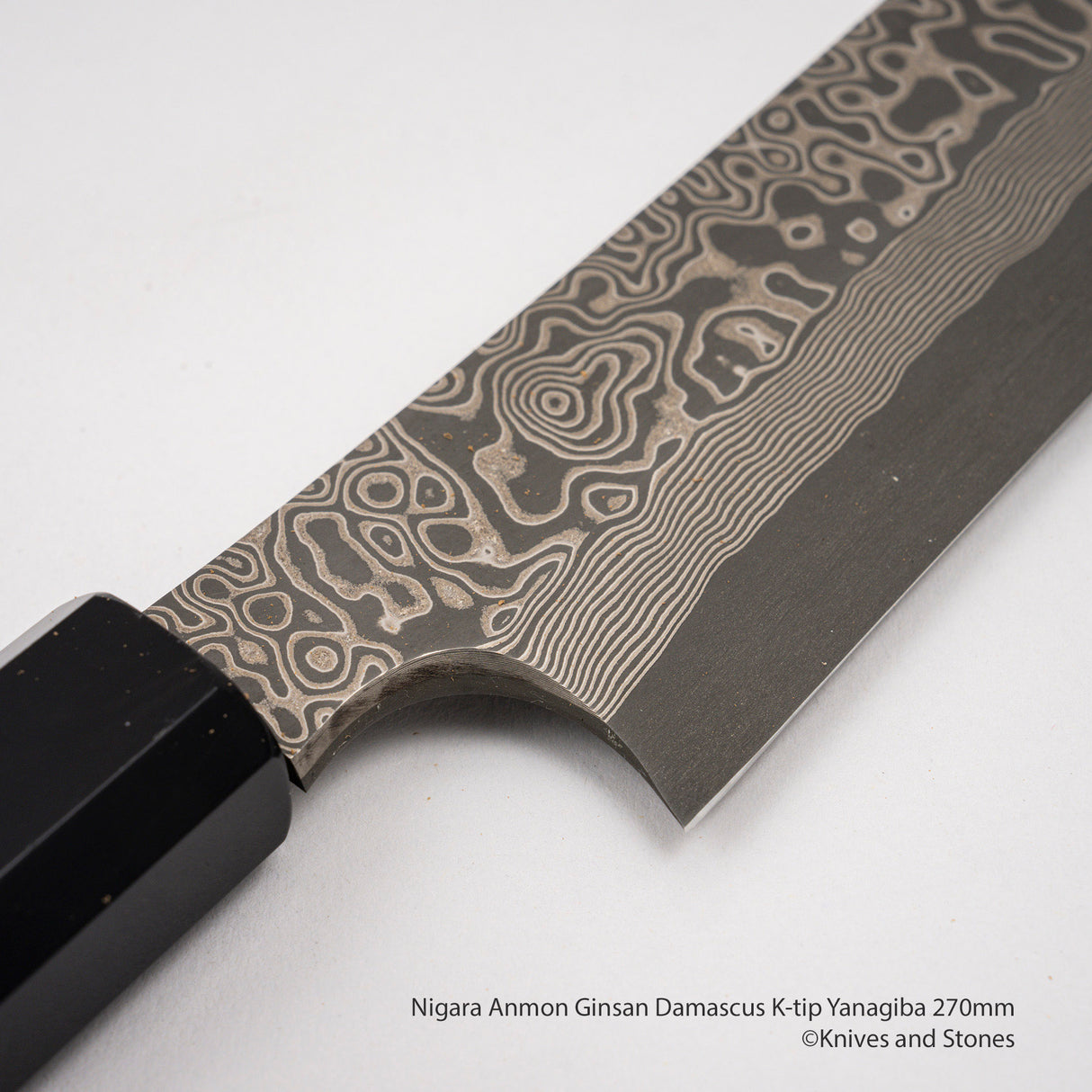 Nigara Anmon 銀山大馬士革 K 尖柳葉 270 毫米