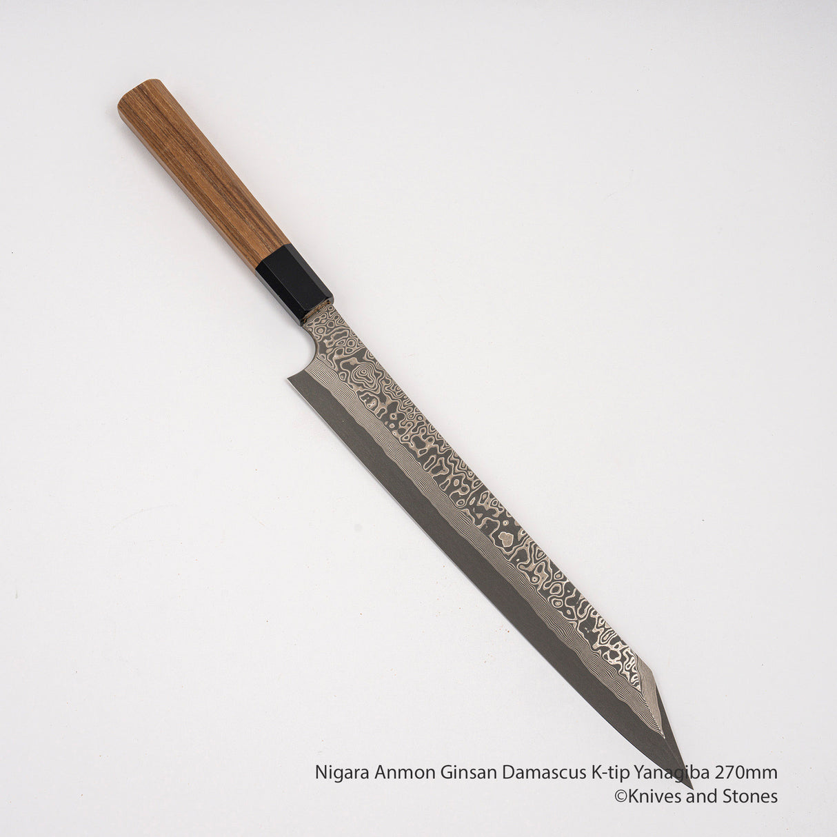 Nigara Anmon 銀山大馬士革 K 尖柳葉 270 毫米