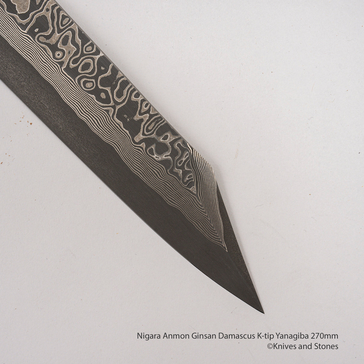 Nigara Anmon 銀山大馬士革 K 尖柳葉 270 毫米