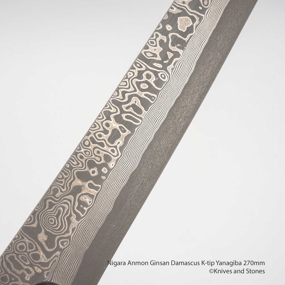 Nigara Anmon 銀山大馬士革 K 尖柳葉 270 毫米