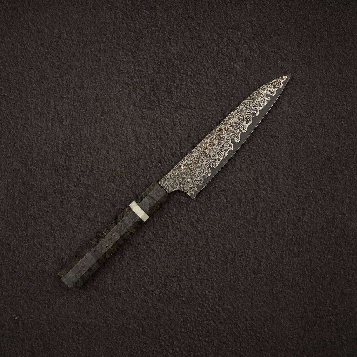 二唐Anmon SG2 大馬士革小刀 150mm 樺木手柄