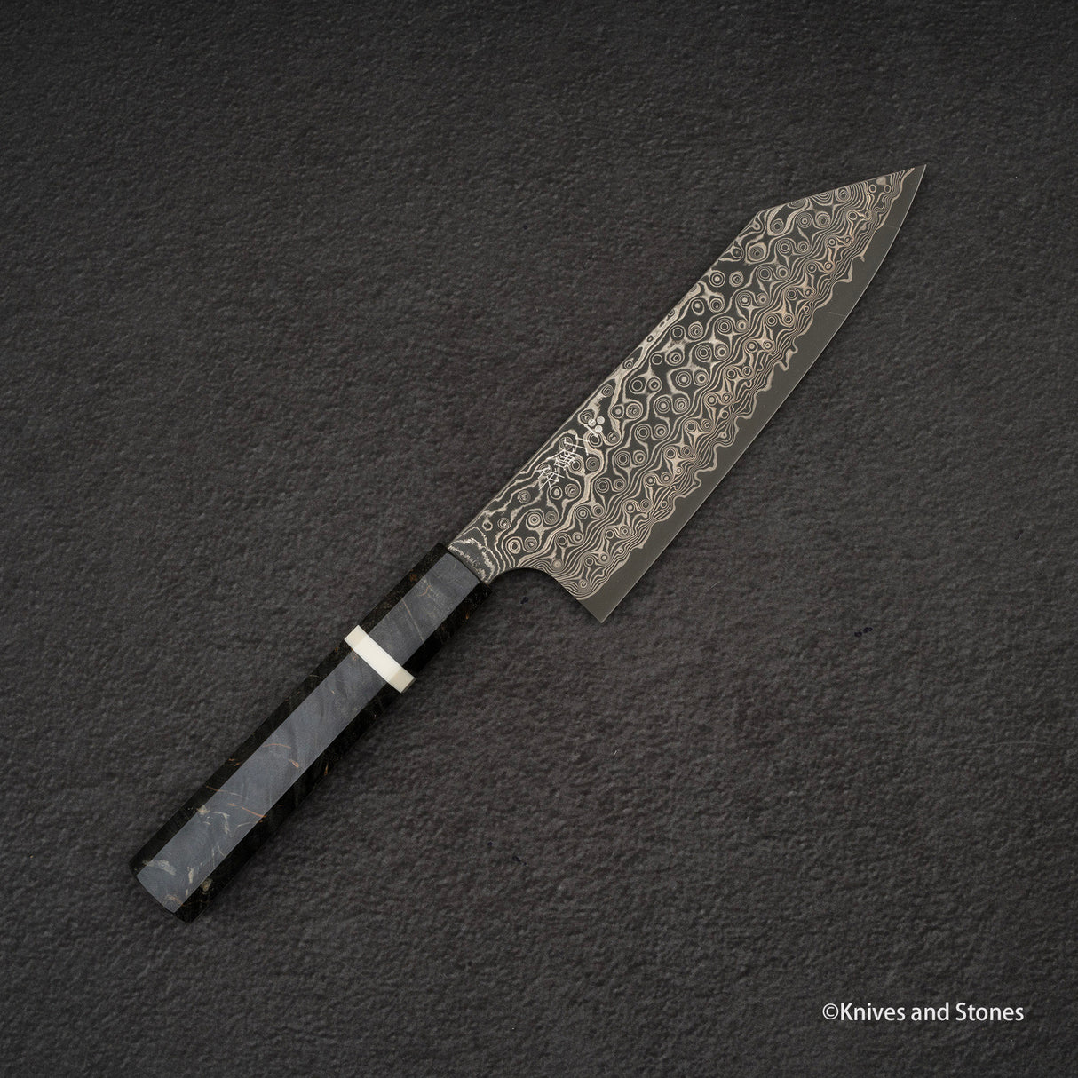 Nigara Anmon（暗紋）SG2 雨滴大馬士革文化 180 mm Brich Burl 手柄
