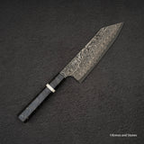 Nigara Anmon（暗紋）SG2 雨滴大馬士革文化 180 mm Brich Burl 手柄