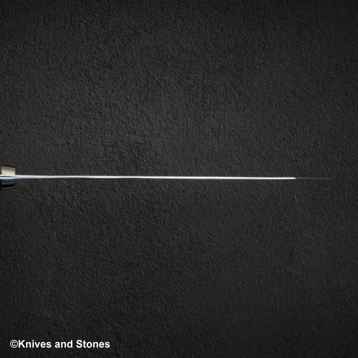 Nigara Anmon (暗紋) SG2 Raindrop Damascus K tip Gyuto 240mm Mother-of-Pearl Inlay Handle
