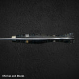 Nigara Anmon (暗紋) SG2 Raindrop Damascus K tip Gyuto 240mm Mother-of-Pearl Inlay Handle