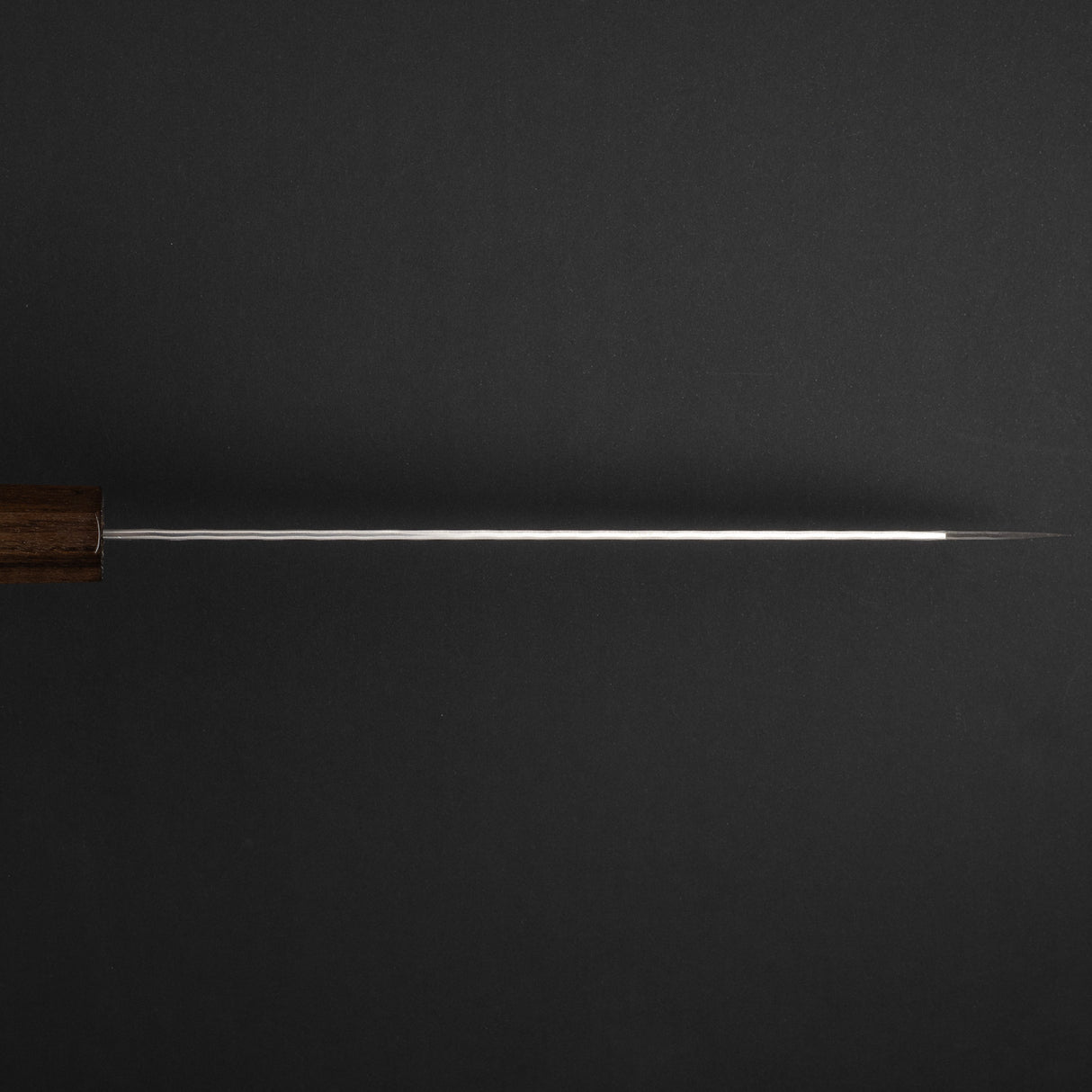 Nigara Aogami（藍色）超級K-tip Gyuto 240mm Tsuchime 黑色Chacate