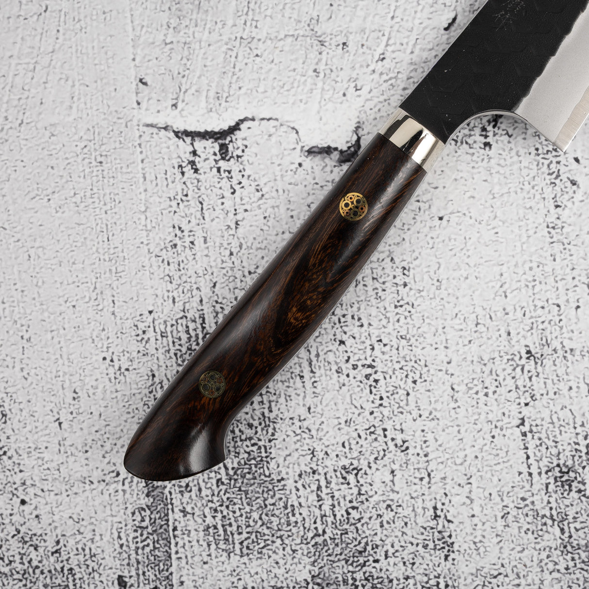 Nigara SG2 Kurouchi Honesuki 170mm Tsuchime Western Ironwood