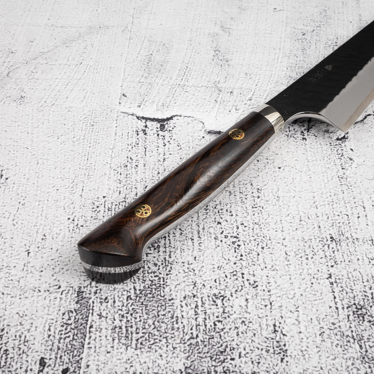 Nigara SG2 Kurouchi Honesuki 170mm Tsuchime Western Ironwood