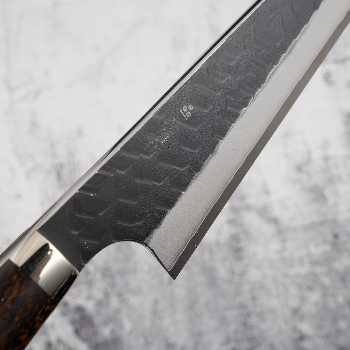 Nigara SG2 Kurouchi Honesuki 170mm Tsuchime Western Ironwood