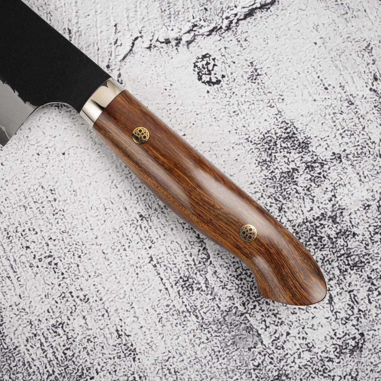 Nigara SG2 Tsuchime K-tip Nakiri 165mm Kurouchi Western Ironwood SP1