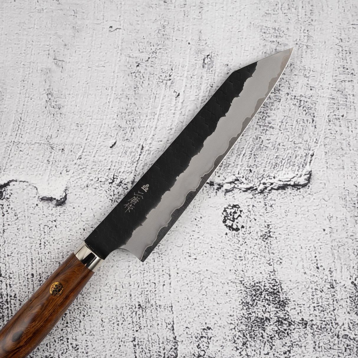 Nigara SG2 Kurouchi K-tip Petty 150mm Tsuchime Western Ironwood