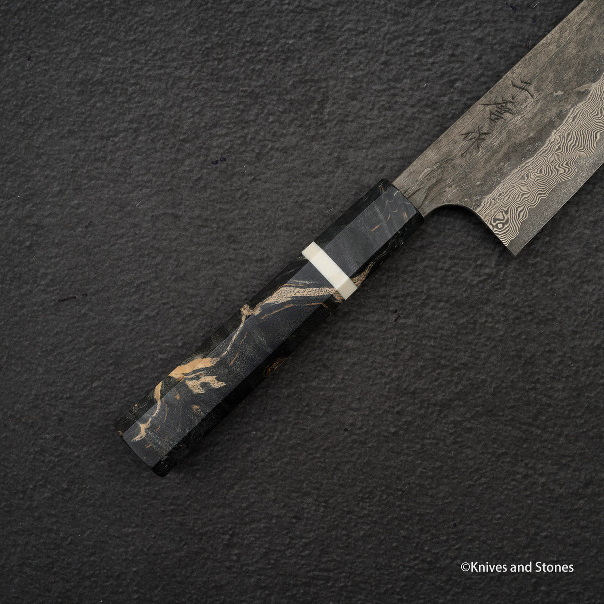 Nigara 銀山黑染大馬士革三德 170mm