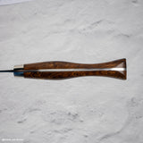 Nigara Anmon (暗紋) SG2 Raindrop Damascus K-tip Petty Western 150mm Ironwood