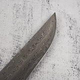 二唐 暗紋 SG2 雨滴大馬士革 魚尾型筋引 270mm 珍珠母 西式柄