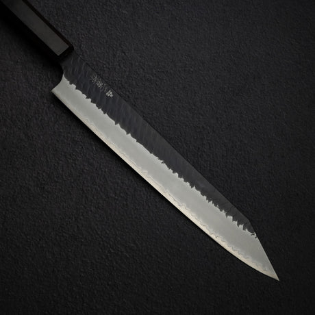 二唐 SG2 黑打槌目 K 型尖筋引 255mm 烏木柄