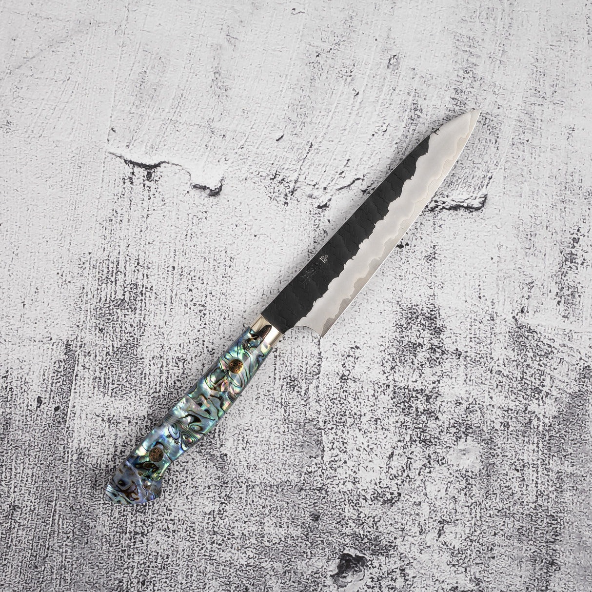 Nigara SG2 Petty 150mm Tsuchime Kurouchi Western Mother of Pearl