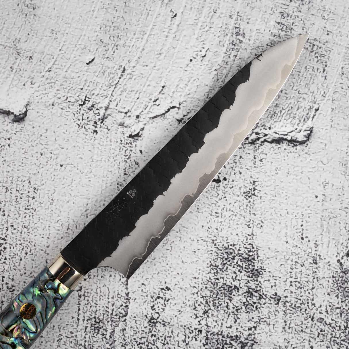Nigara SG2 Petty 150mm Tsuchime Kurouchi Western Mother of Pearl