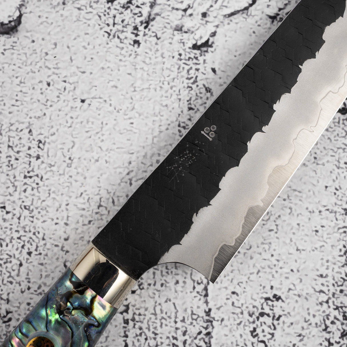 Nigara SG2 Petty 150mm Tsuchime Kurouchi Western Mother of Pearl