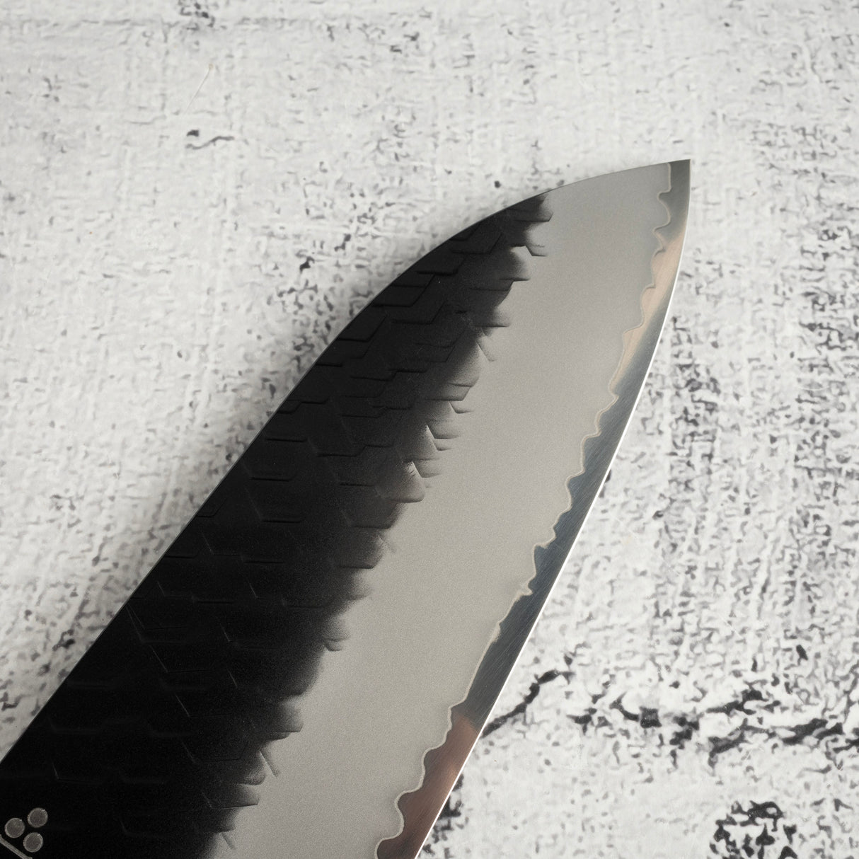 Nigara SG2 Kurouchi Tsuchime Santoku 180mm