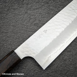 Nigara SG2 Tsuchime Matt Migaki K 尖 Nakiri 180mm 烏木手柄
