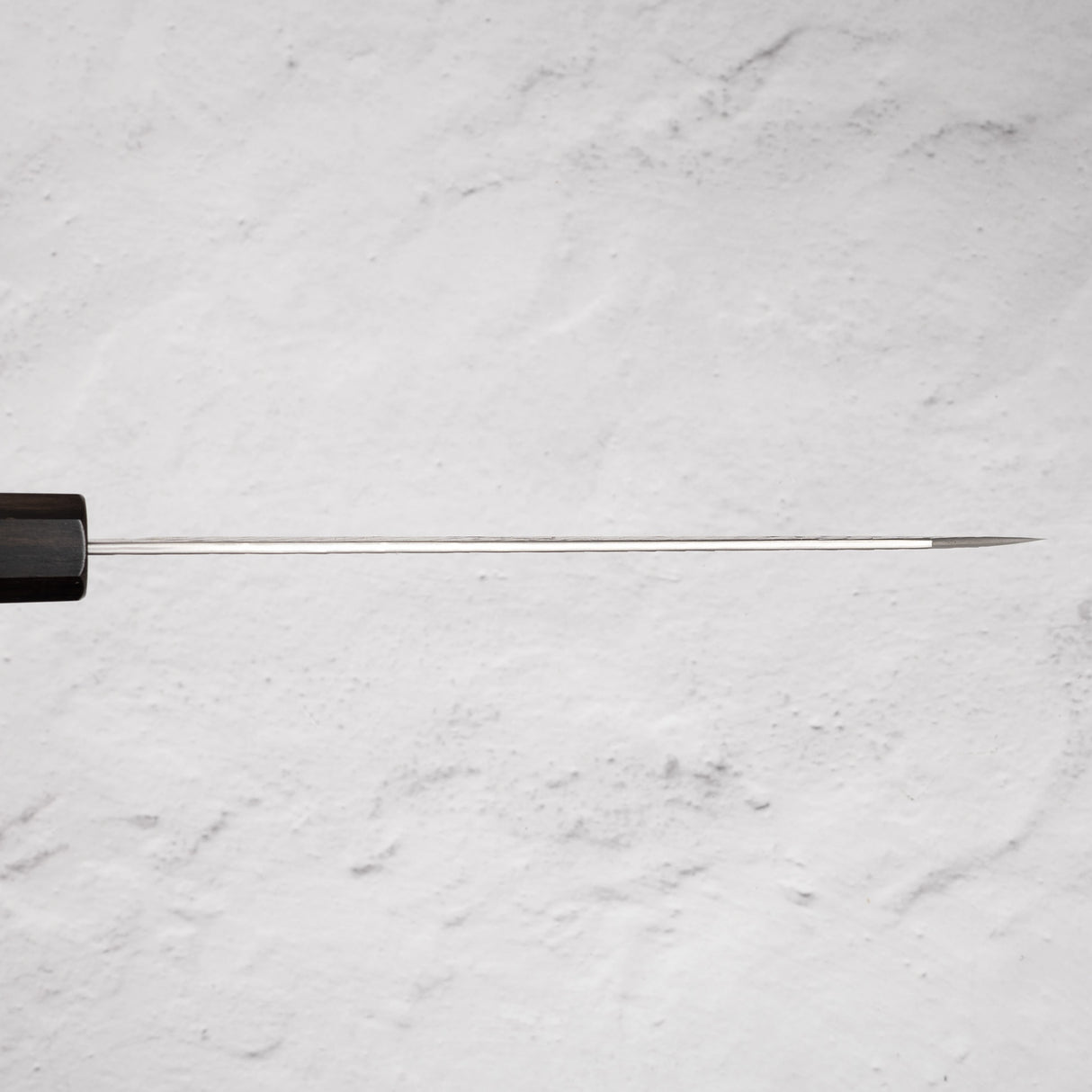 Nigara SG2 Tsuchime Matt Migaki K-tip Gyuto 210mm Ebony