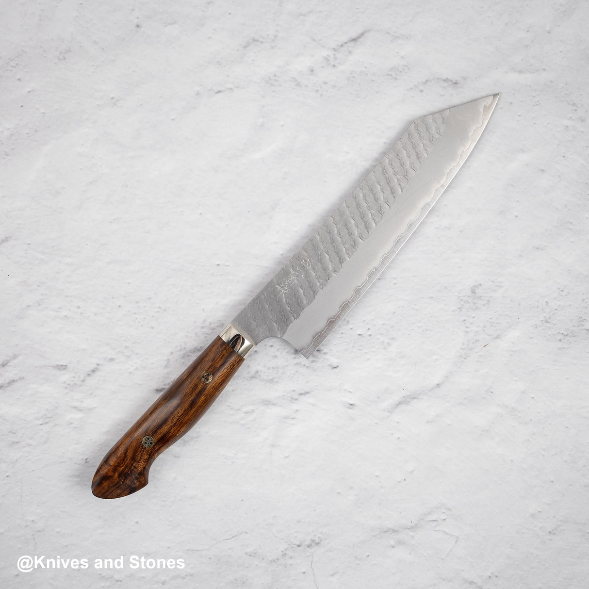 Nigara SG2 Tsuchime Matt Migaki K-tip Gyuto 210mm 西部鐵木