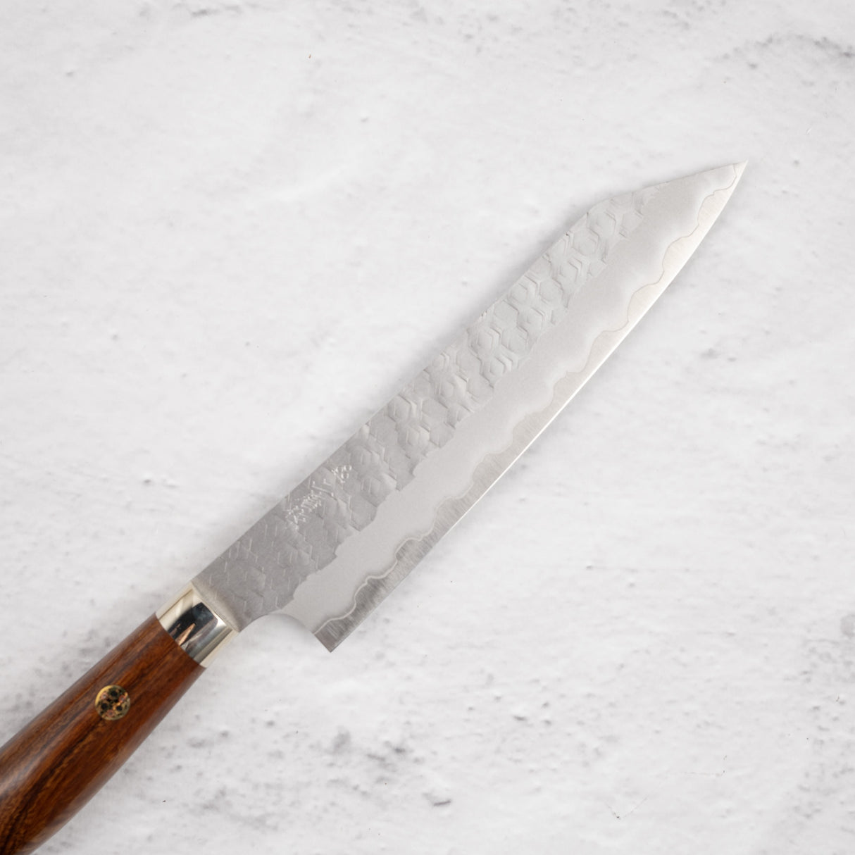 Nigara SG2 Tsuchime Matt Migaki K-tip Petty 150mm Western Ironwood