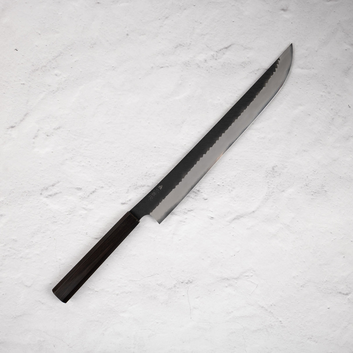 Nigara SG2 Tsuchime Kurouchi Sakimaru Sujihiki 300mm Ebony