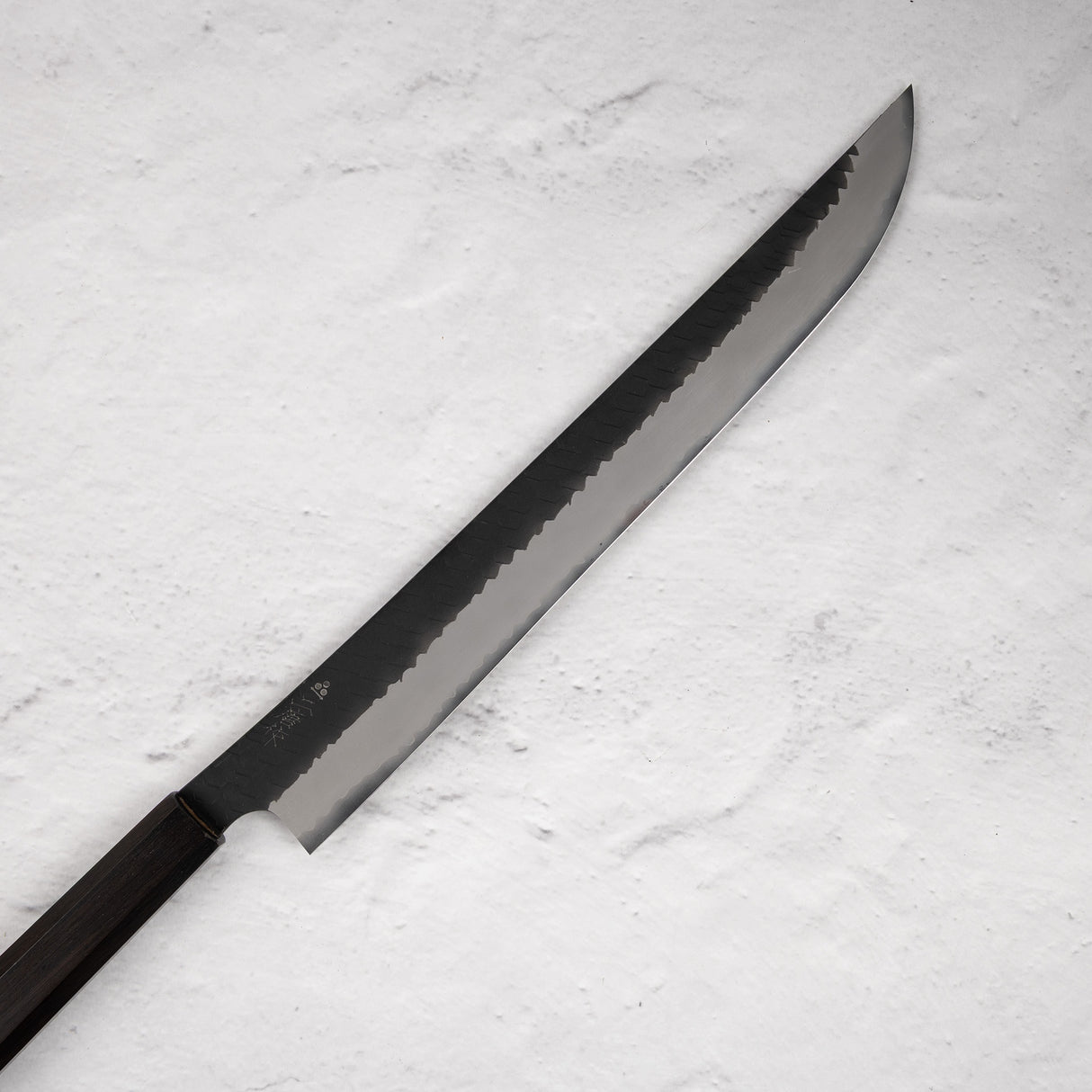 Nigara SG2 Tsuchime Kurouchi Sakimaru Sujihiki 300mm Ebony