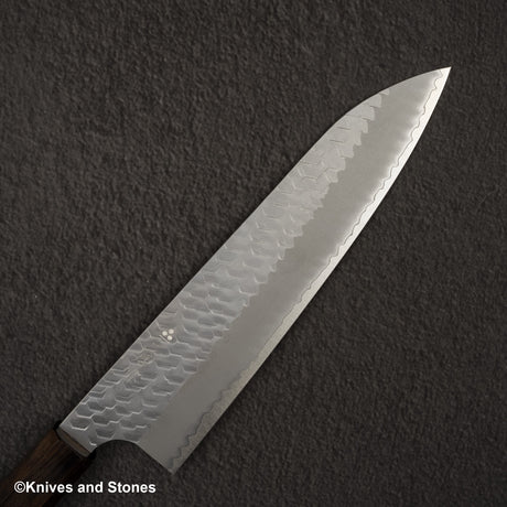 Nigara SG2 Tsuchime Matt Migaki Gyuto 210mm 烏木手柄