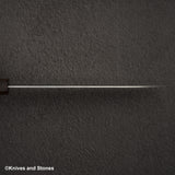 Nigara SG2 Tsuchime Matt Migaki Gyuto 210mm 烏木手柄