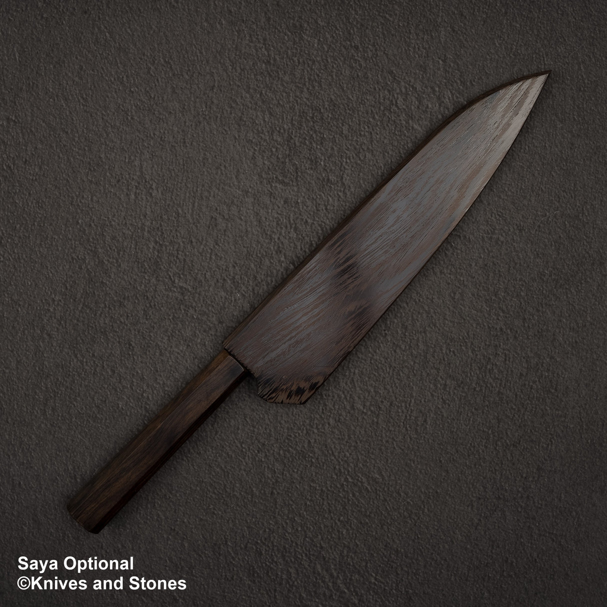 Nigara SG2 Tsuchime Matt Migaki Gyuto 210mm 烏木手柄