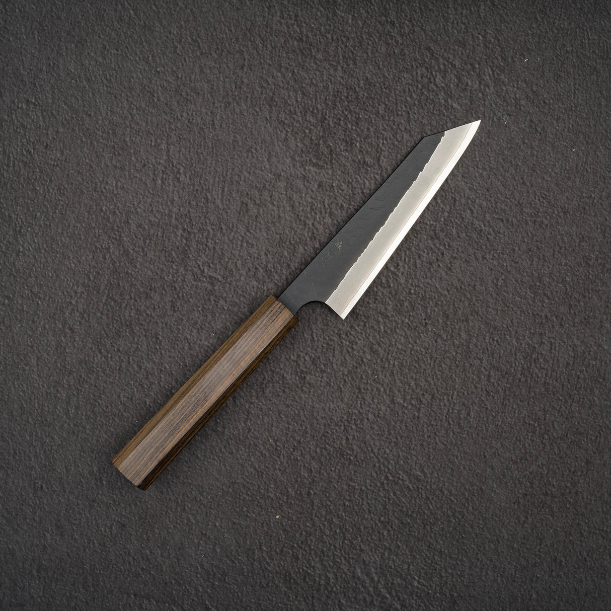 Nigara SG2 Kurouchi Tsuchime 雙斜角 Honesuki（剔骨刀）150mm 黑色 Cha
