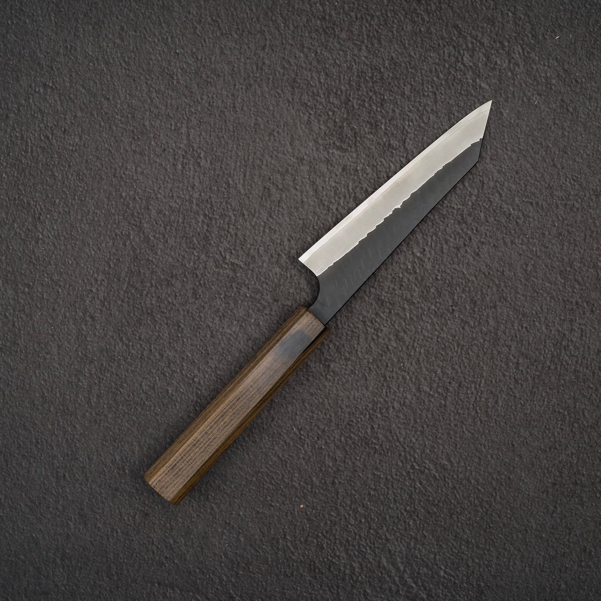 Nigara SG2 Kurouchi Tsuchime 雙斜角 Honesuki（剔骨刀）150mm 黑色 Cha
