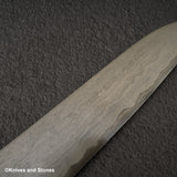 Nigara 特別藍 2 Gyuto 240 mm Wrongt 鐵包覆蛇木手柄
