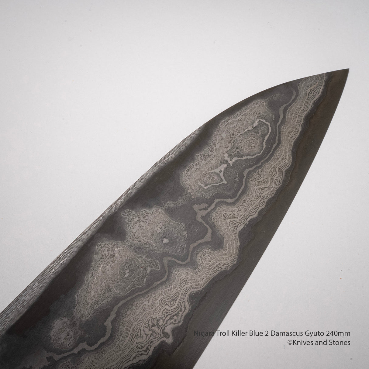 Nigara 巨魔殺手「Onikoroshi」青神 #2 大馬士革 240 mm Gyuto