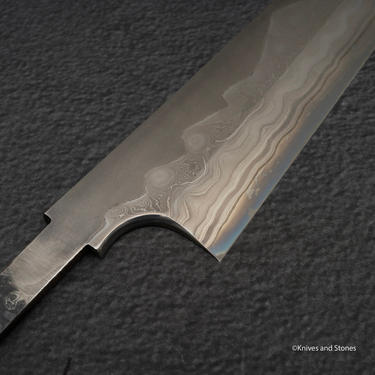 Nigara "Onikoroshi" Troll Killer Blue 2 Damascus Kirisuke Yanagiba 330mm Blade
