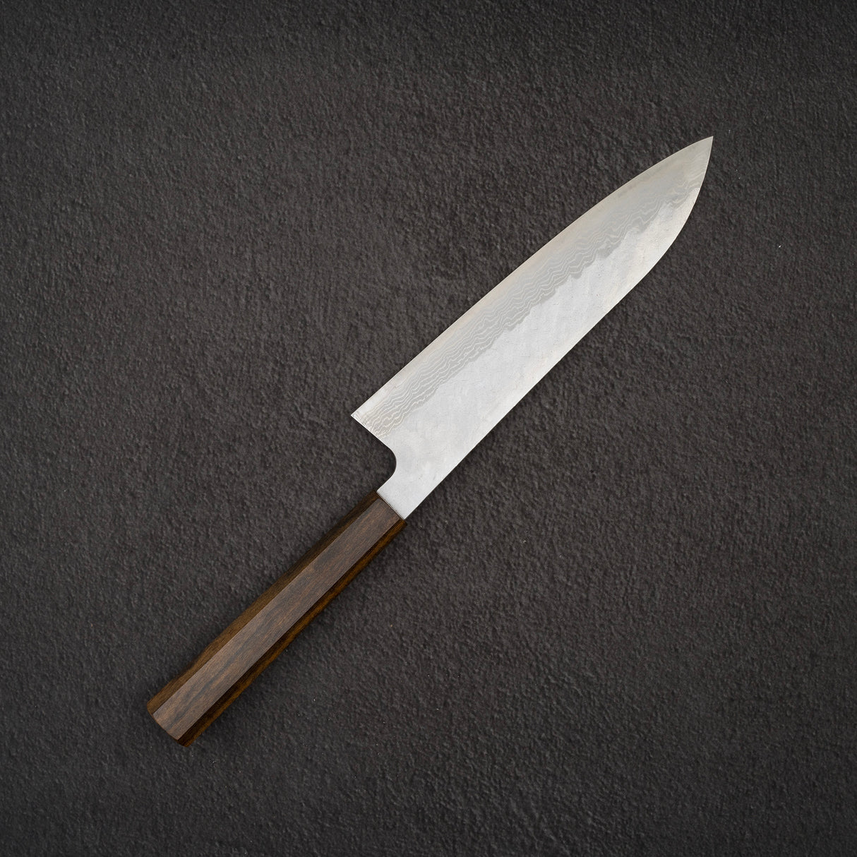 Nigara VG10 大馬士革 Tsuchime Gyuto 210mm 黑色 Chacate 手柄