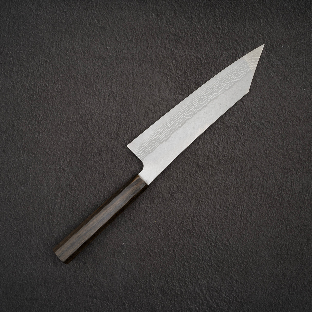Nigara VG10 大馬士革 Tsuchime K-tip Gyuto 210mm 黑色 Chacate 手柄