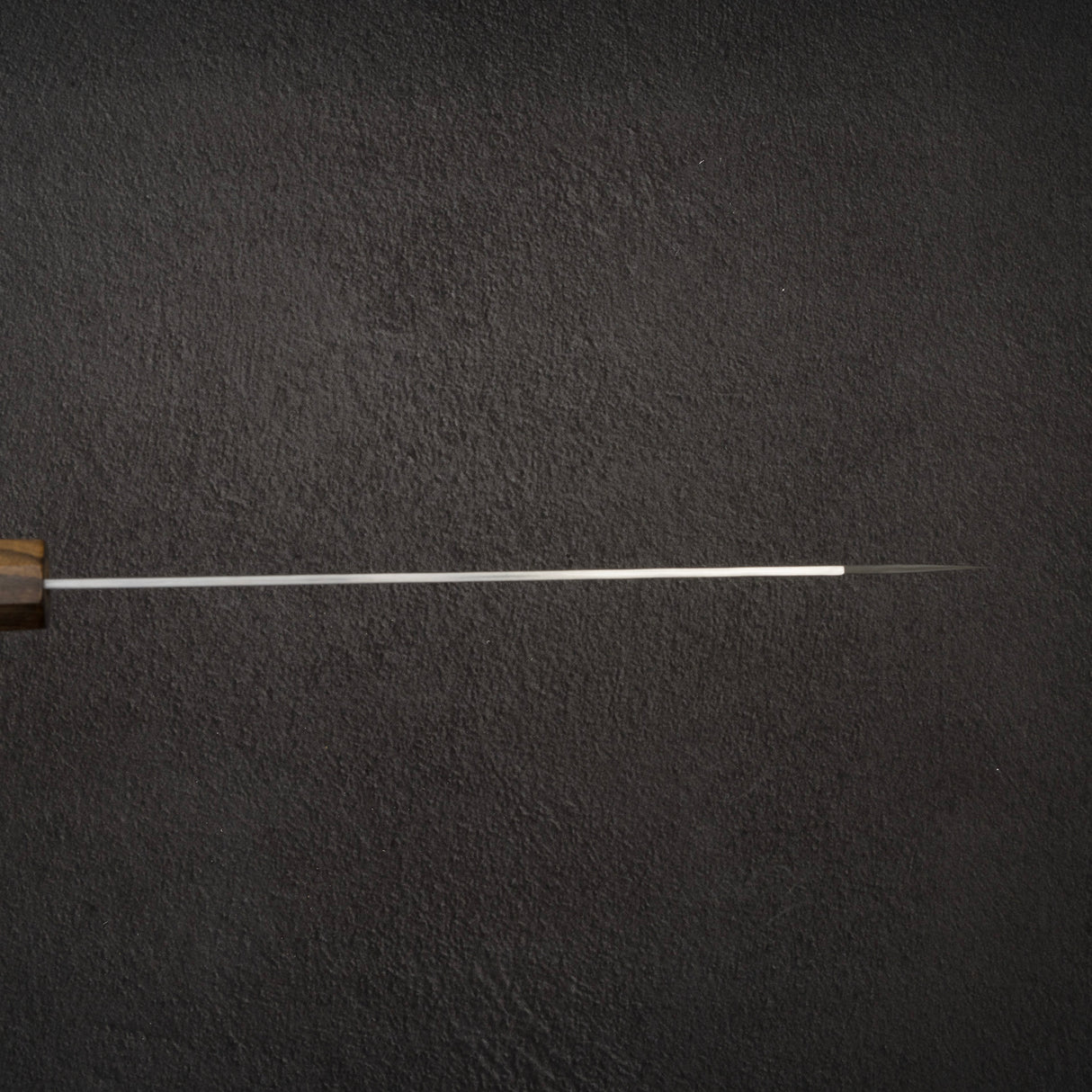 Nigara VG10 Damascus Tsuchime K-tip Gyuto 240mm Black Chacate Handle