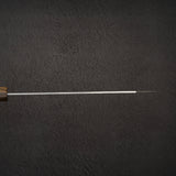 Nigara VG10 Damascus Tsuchime K-tip Gyuto 240mm Black Chacate Handle
