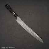 二唐 白一 水本燒 富士山刃文 柳刃 300mm