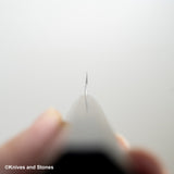 Nigara Aogami（藍色）超級霧面 Migaki Tsuchime 成品 K-tip Petty 150mm 黑色 Chacate