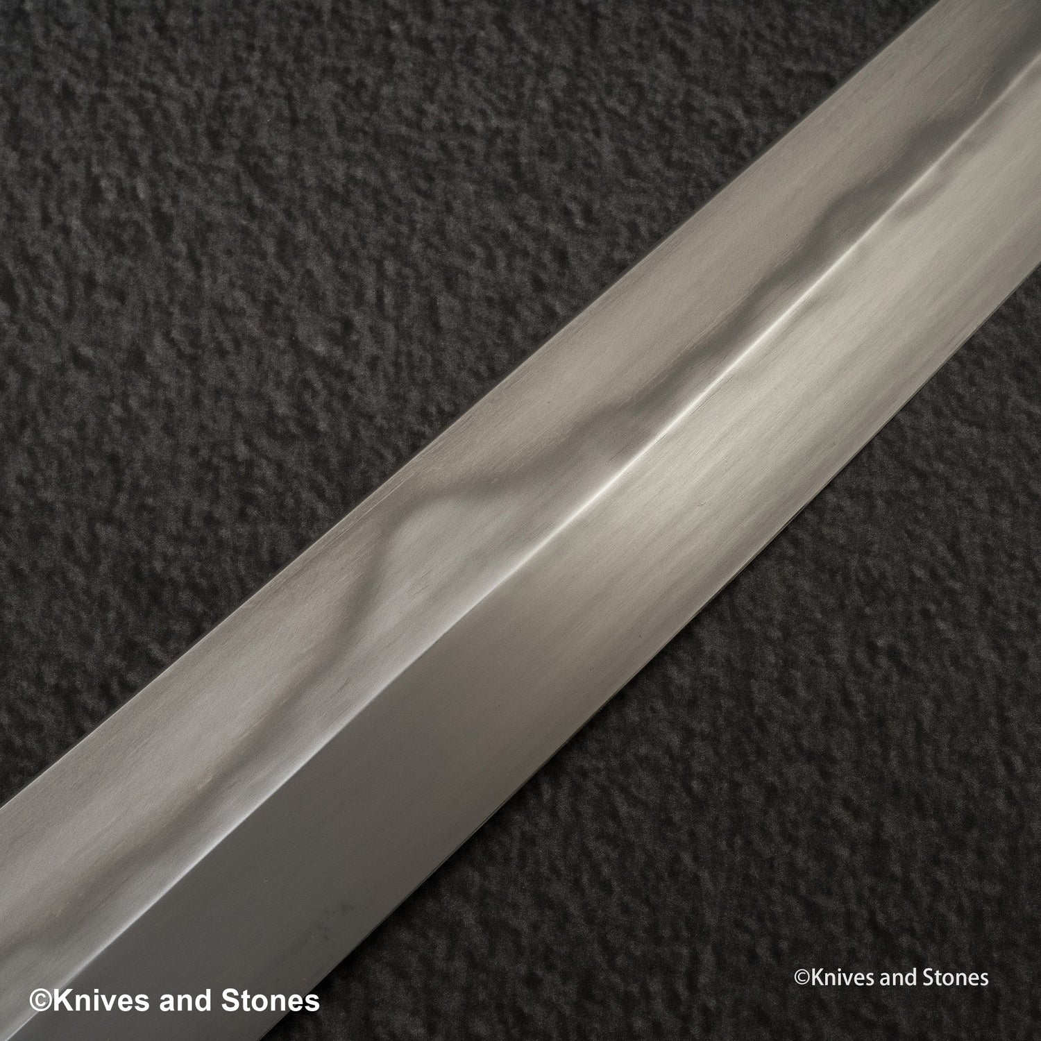 二唐 青二 本燒 富士山刃文 先丸 300mm