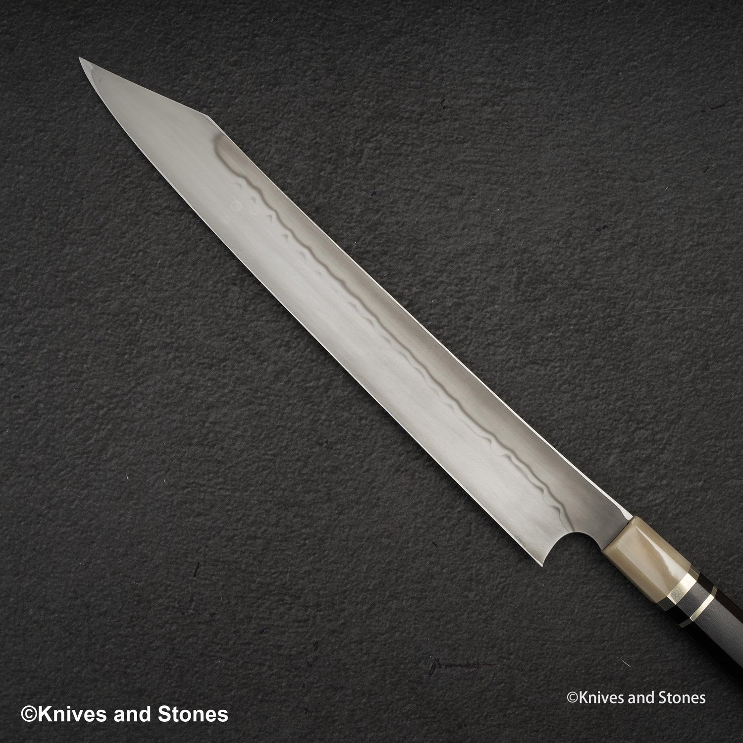 Nigara Blue 2 Honyaki Dual Hamon Kiritsuke Yanagiba 300mm