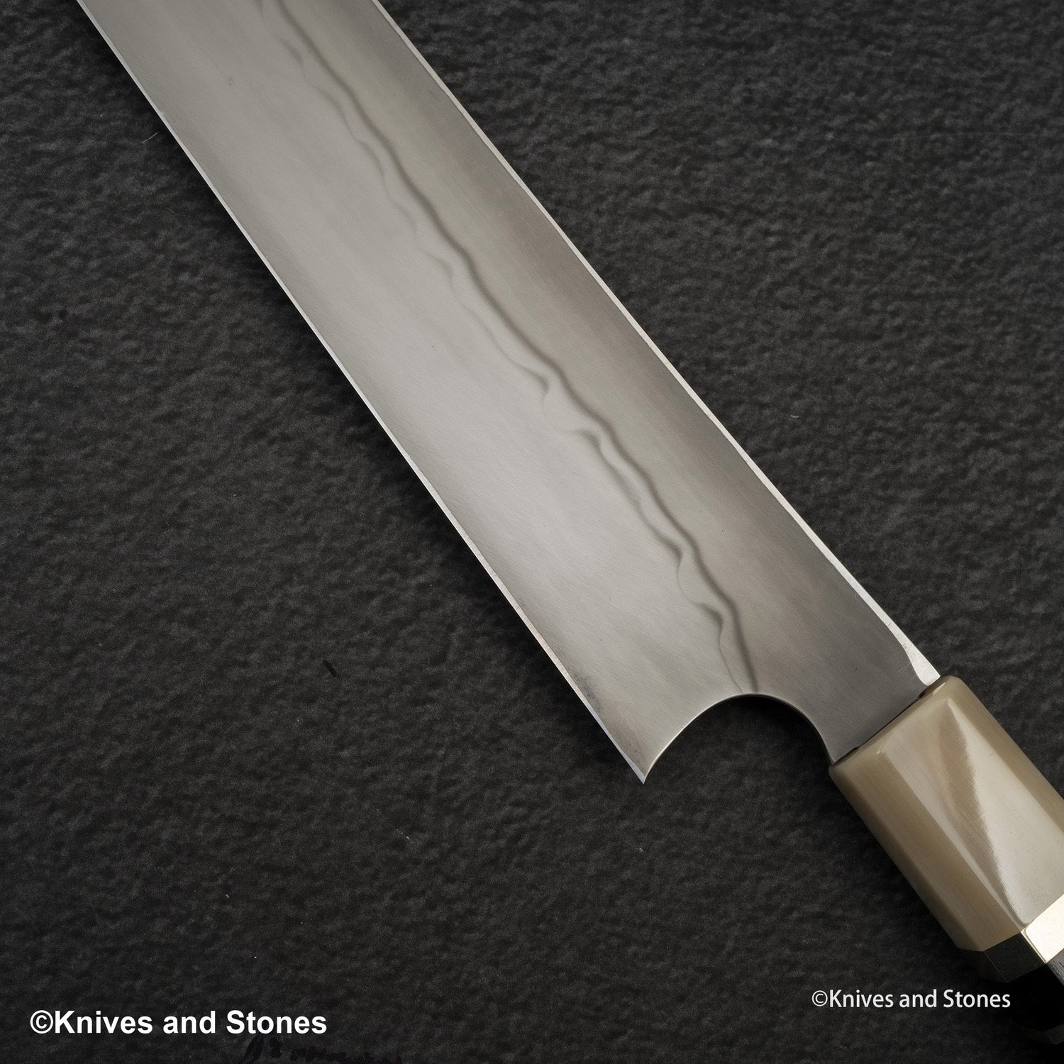 Nigara Blue 2 Honyaki Dual Hamon Kiritsuke Yanagiba 300mm