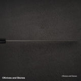 二唐藍二本燒柳刃 330mm 飛燒劍刃文